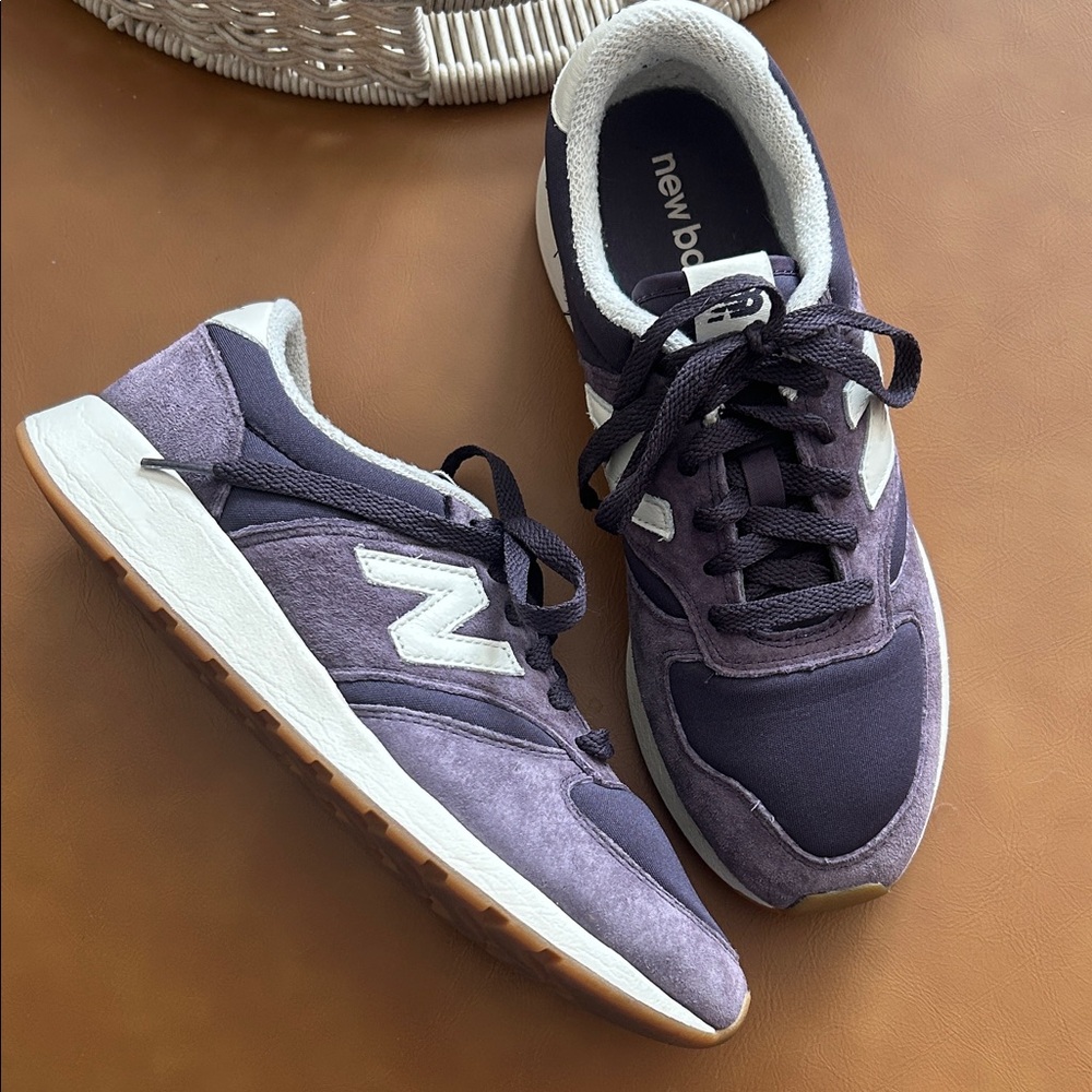 New Balance 420 Purple Suede Sneakers Sz 8.5